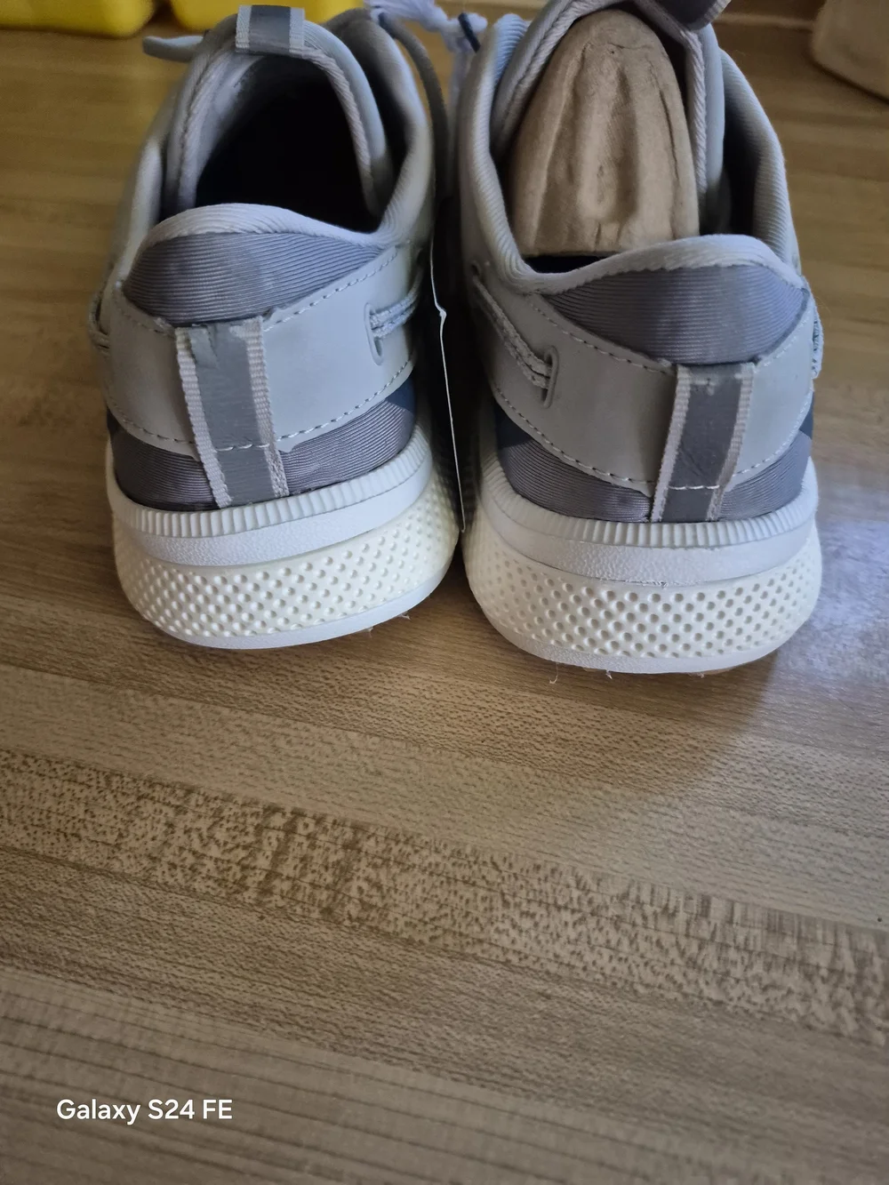 Sperry Light Gray Mesh Boat Shoes - Men's Lace-Up
